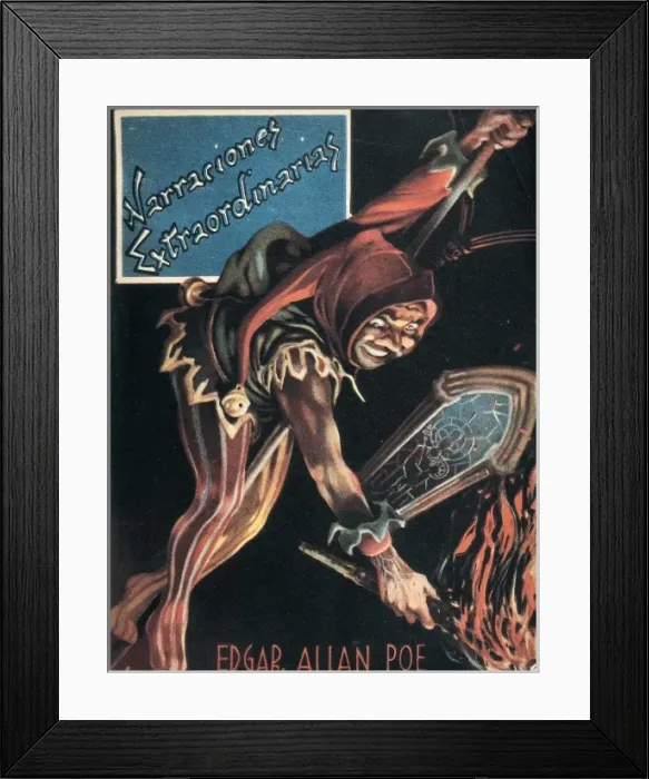 Framed Print : POE, Edgar Allan (1809-1849) Framed Print : POE, Edgar Allan (1809-1849)