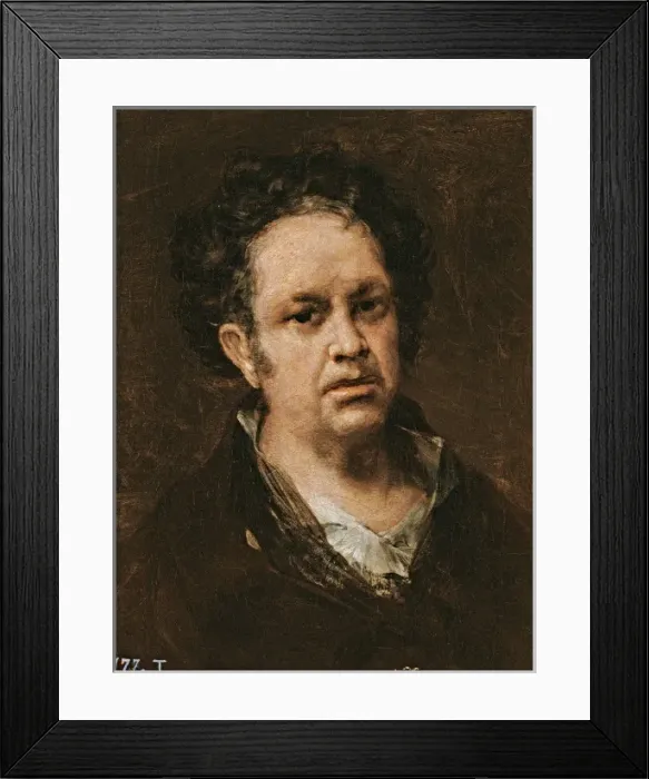 Framed Print : Self-Portrait, Goya Framed Print : Self-Portrait, Goya