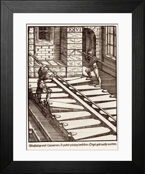 Framed Print : Praetorius, Michael (1571-1621) Framed Print : Praetorius, Michael (1571-1621)