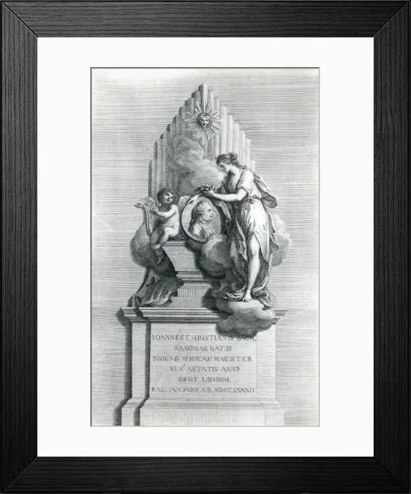 Framed Print : BACH, Johann Christian (1735-1782) Framed Print : BACH, Johann Christian (1735-1782)