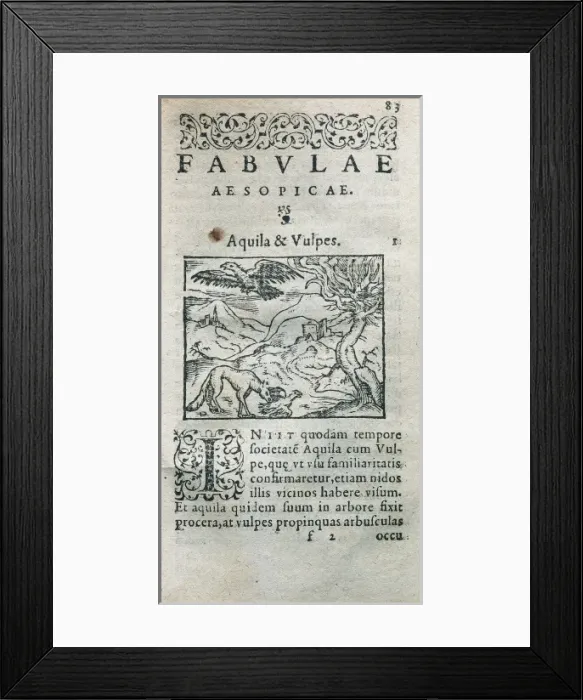 Framed Print : ESOPUS (650-560 BC) Framed Print : ESOPUS (650-560 BC)
