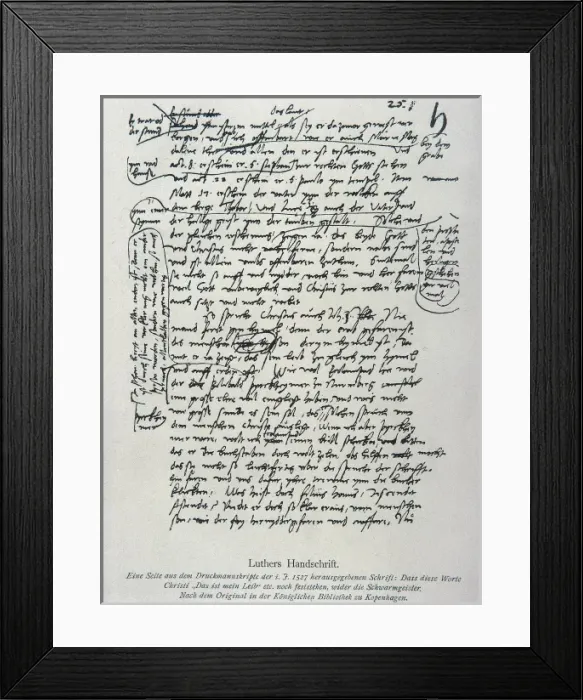 Framed Print : LUTHER, Martin (1483-1546) Framed Print : LUTHER, Martin (1483-1546)