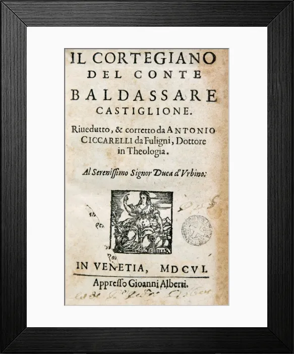 Framed Print : CASTIGLIONE, Baldassare (1478-1529) Framed Print : CASTIGLIONE, Baldassare (1478-1529)