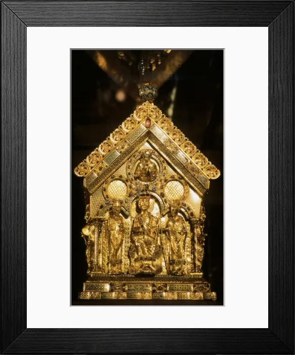 Framed Print : Reliquary of Charlemagne Framed Print : Reliquary of Charlemagne