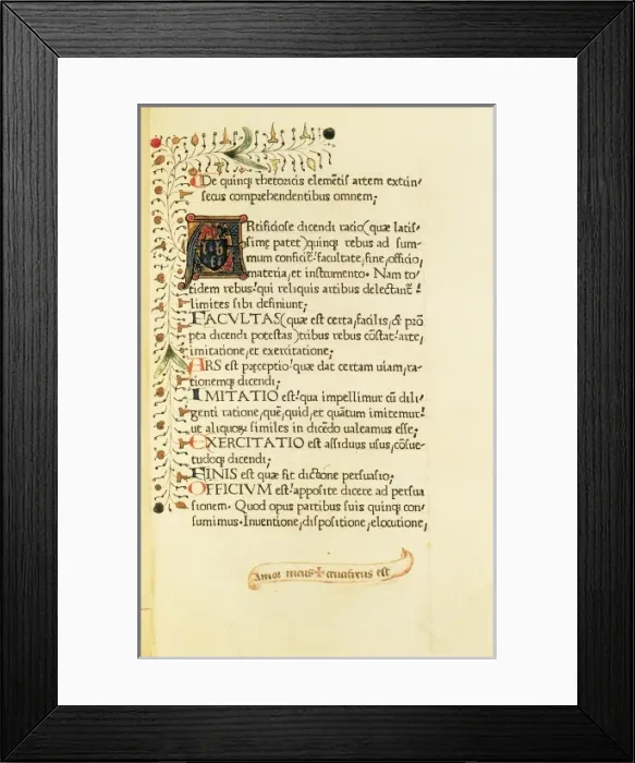 Framed Print : FICHET, Guillaume (1433-1480) Framed Print : FICHET, Guillaume (1433-1480)