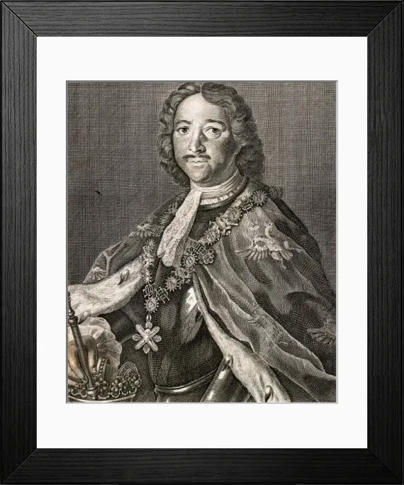 Framed Print : Peter I the Great (1672-1725) Framed Print : Peter I the Great (1672-1725)