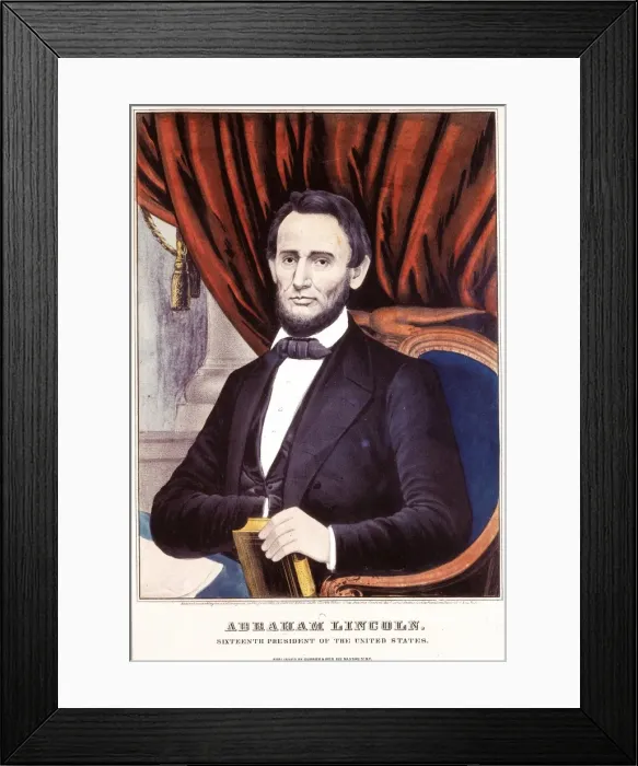 Framed Print : LINCOLN, Abraham (1809-1865) Framed Print : LINCOLN, Abraham (1809-1865)