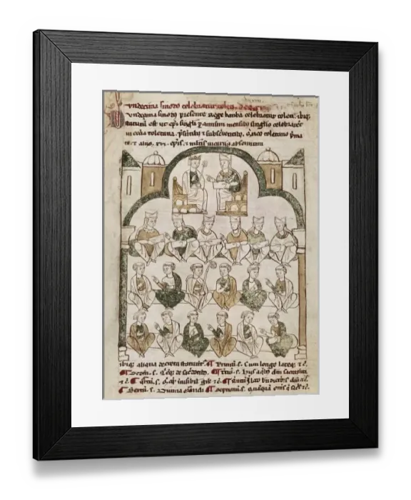 Framed Print : Council of Toledo (6th-7th c Framed Print : Council of Toledo (6th-7th c