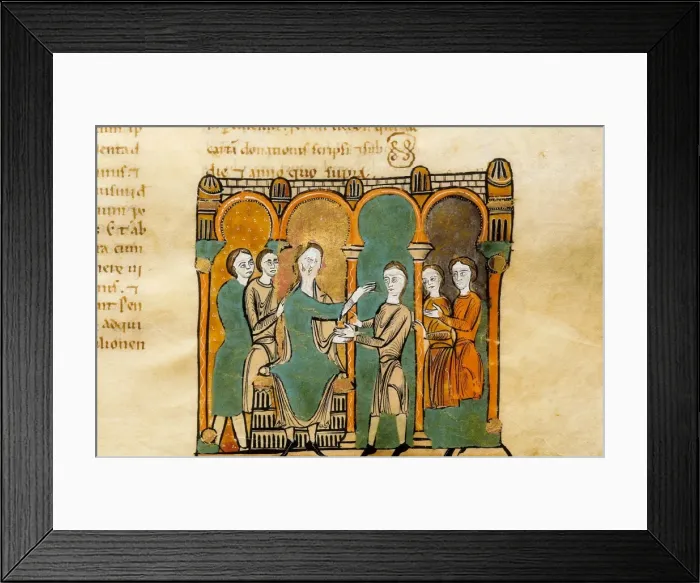 Framed Print : Liber Feudorum Maior Framed Print : Liber Feudorum Maior
