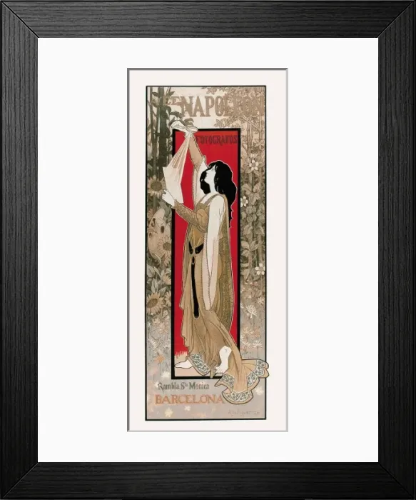 Framed Print : RIQUER, Alexandre de (1856-1920) Framed Print : RIQUER, Alexandre de (1856-1920)