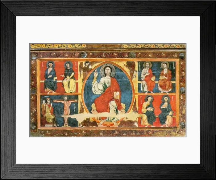 Framed Print : VALLTARGA, Master of (12th c Framed Print : VALLTARGA, Master of (12th c