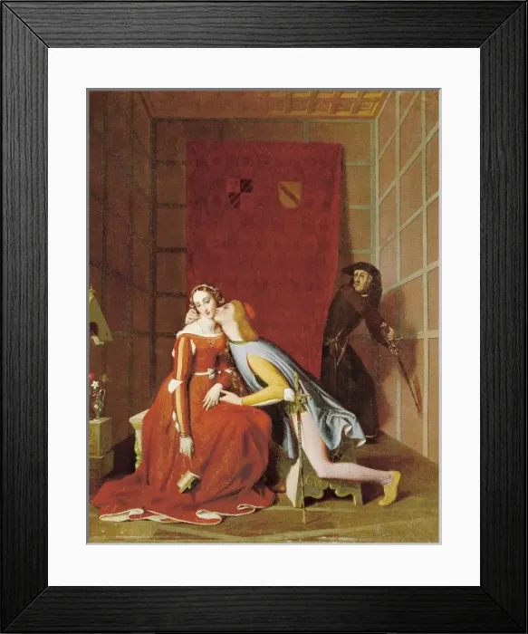 Framed Print : Paolo and Francesca Framed Print : Paolo and Francesca