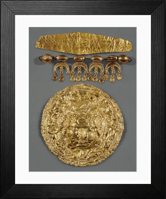 Framed Print : Disk with the head of Medusa Framed Print : Disk with the head of Medusa