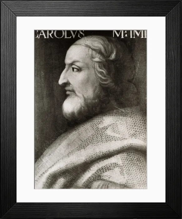 Framed Print : CHARLEMAGNE or CHARLES I (742-814) Framed Print : CHARLEMAGNE or CHARLES I (742-814)