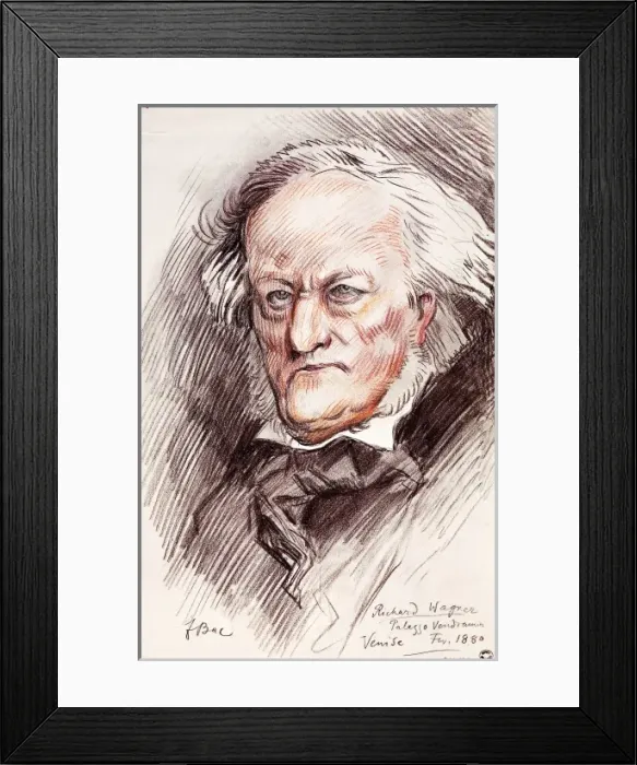 Framed Print : WAGNER, Richard (1813-1883) Framed Print : WAGNER, Richard (1813-1883)
