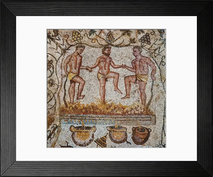 Framed Print : Grape treading Framed Print : Grape treading