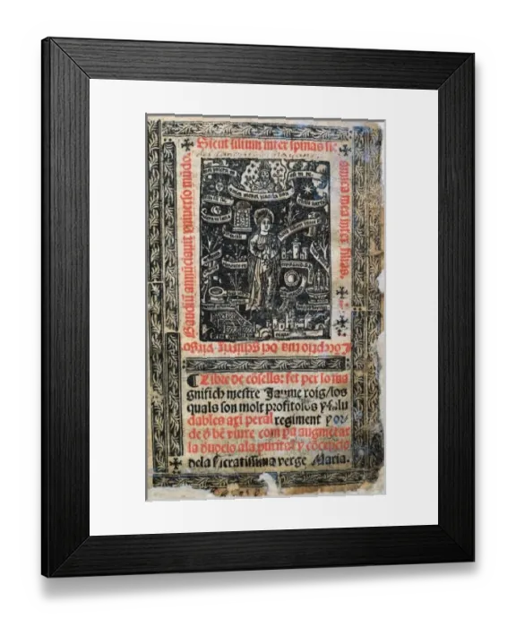 Framed Print : ROIG, Jaume ( -1478) Framed Print : ROIG, Jaume ( -1478)