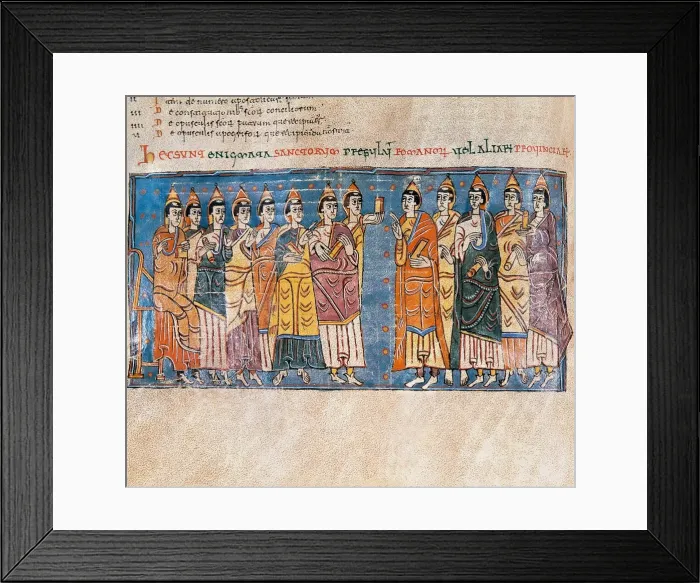 Framed Print : Vigilian or Albelda Codex Framed Print : Vigilian or Albelda Codex
