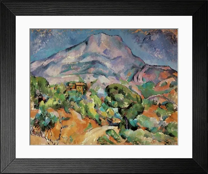 Framed Print : The Mountain Saint Victoire Framed Print : The Mountain Saint Victoire