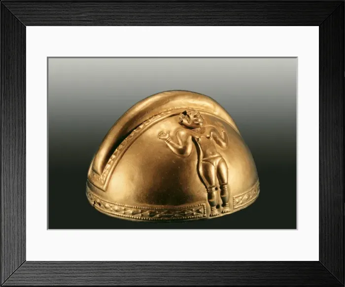 Framed Print : Gold helmet Framed Print : Gold helmet