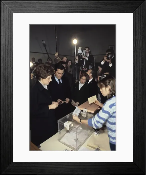 Framed Print : Spain. General elections on the 1st March 1979 Framed Print : Spain. General elections on the 1st March 1979