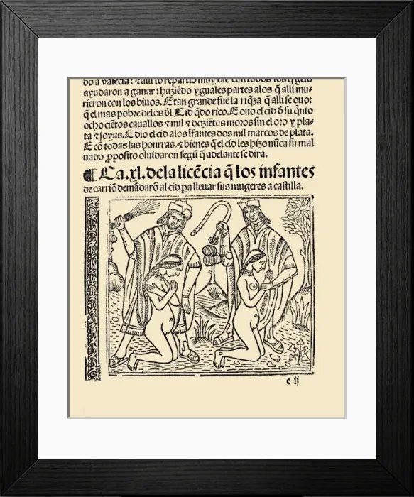 Framed Print : CID, Rodrigo Dѡz de Vivar, called The (1043-1099) Framed Print : CID, Rodrigo Dѡz de Vivar, called The (1043-1099)