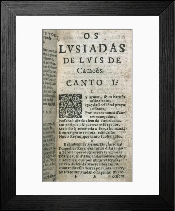 Framed Print : Camoes or Camoens, Luis Vaz de (1524-1580) Framed Print : Camoes or Camoens, Luis Vaz de (1524-1580)
