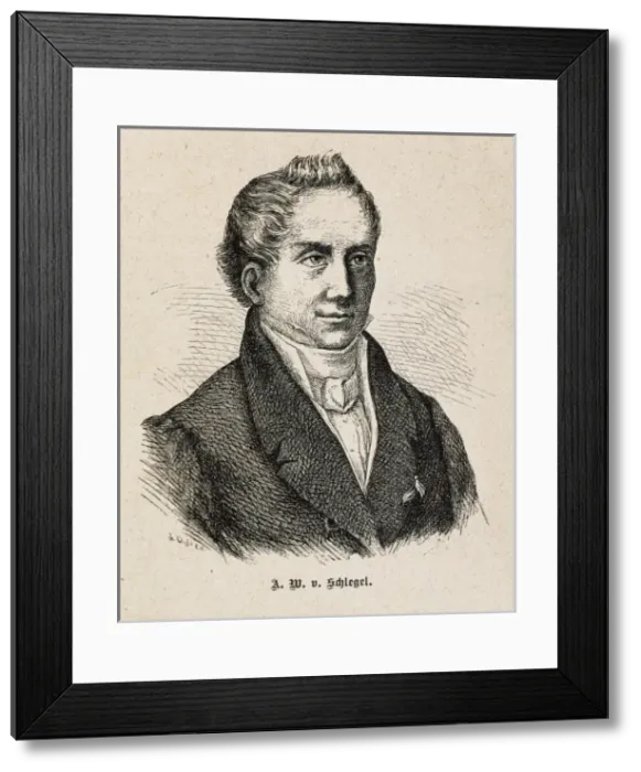 Framed Print : SCHLEGEL, August Wilhelm von (1767-1845) Framed Print : SCHLEGEL, August Wilhelm von (1767-1845)