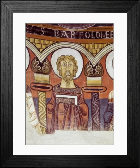 Framed Print : SANT CLIMENT DE TAsLL, Master of (12th century) Framed Print : SANT CLIMENT DE TAsLL, Master of (12th century)