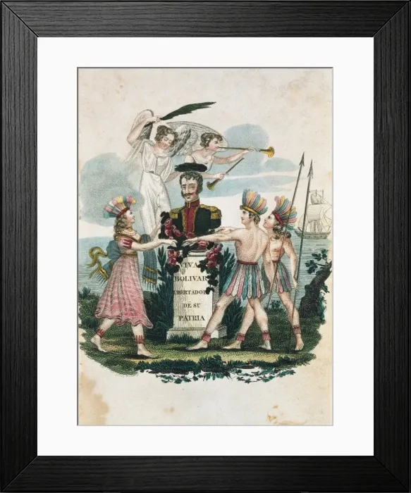 Framed Print : BOLIVAR, Simon (1783-1830) Framed Print : BOLIVAR, Simon (1783-1830)