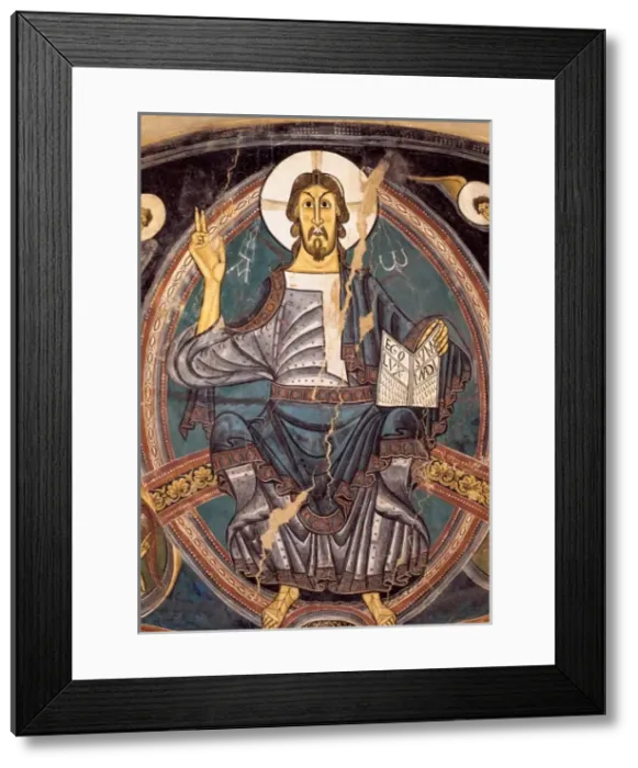 Framed Print : SANT CLIMENT DE TAsLL, Master of (12th century) Framed Print : SANT CLIMENT DE TAsLL, Master of (12th century)