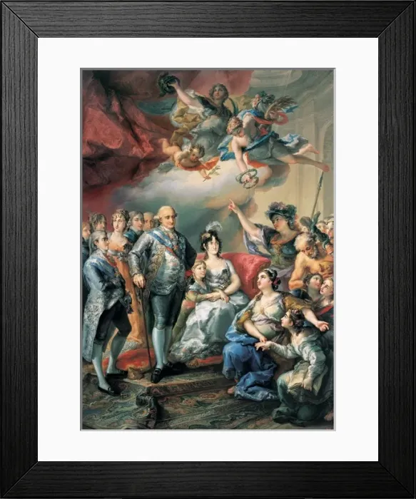 Framed Print : Charles IV and his Family Framed Print : Charles IV and his Family