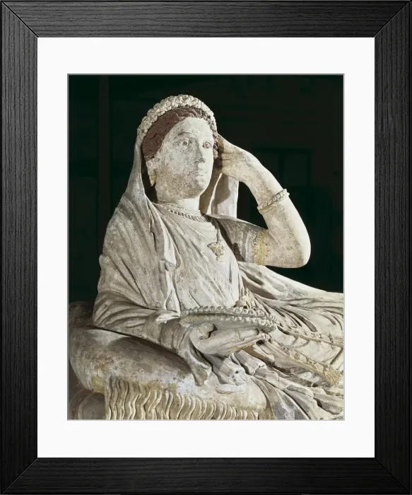 Framed Print : Sarcophagus of Larthia Seianti Framed Print : Sarcophagus of Larthia Seianti
