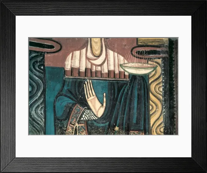 Framed Print : SANT CLIMENT DE TAsLL, Master of (12th century) Framed Print : SANT CLIMENT DE TAsLL, Master of (12th century)