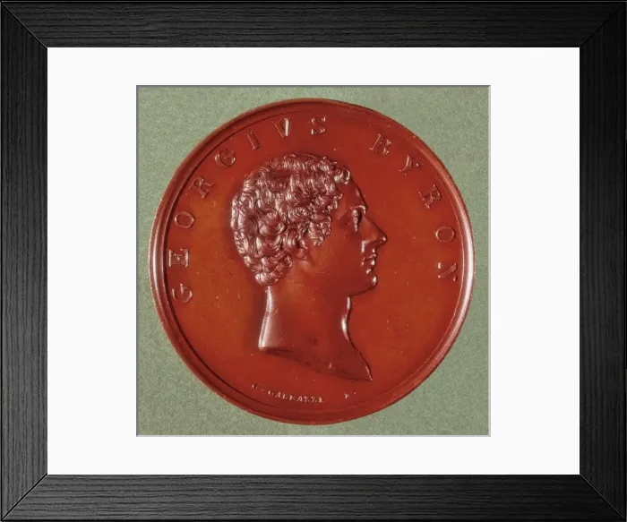 Framed Print : Byron, George Gordon Byron, 6th Baron, called Lord Byron (17 Framed Print : Byron, George Gordon Byron, 6th Baron, called Lord Byron (17