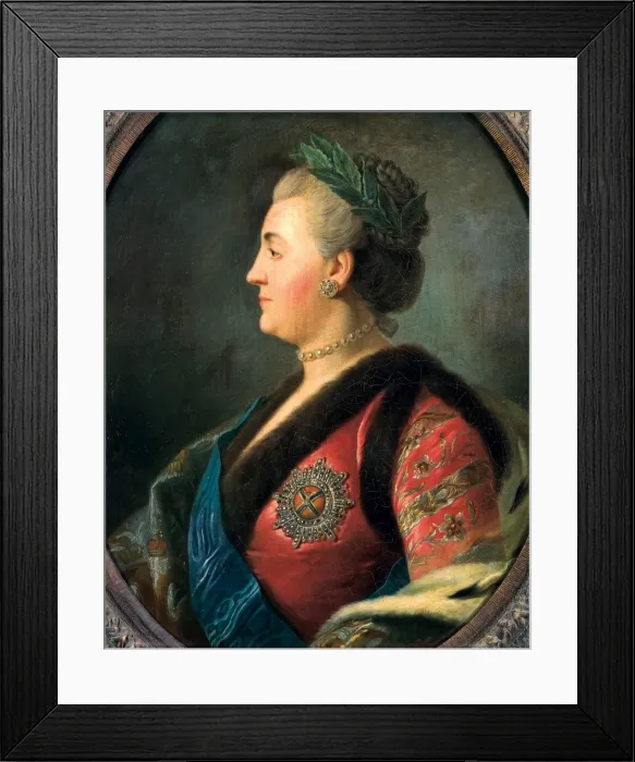 Framed Print : CATHERINE II the Great (1729-1796) Framed Print : CATHERINE II the Great (1729-1796)