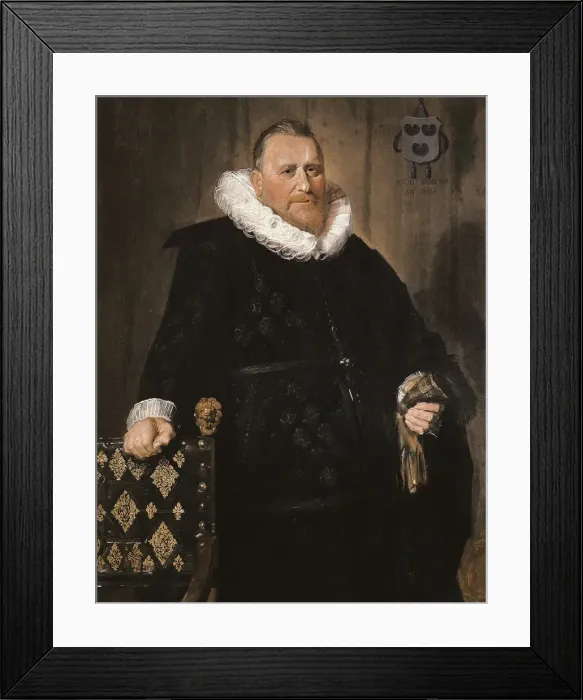 Framed Print : Portrait of Nicolaes Woutersz van der Meer Framed Print : Portrait of Nicolaes Woutersz van der Meer