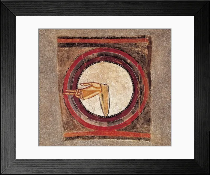 Framed Print : SANT CLIMENT DE TAsLL, Master of (12th century) Framed Print : SANT CLIMENT DE TAsLL, Master of (12th century)