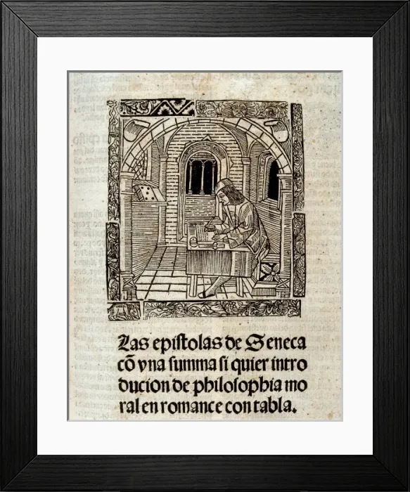 Framed Print : SENECA, Lucius Annaeus (4 BC-65) Framed Print : SENECA, Lucius Annaeus (4 BC-65)