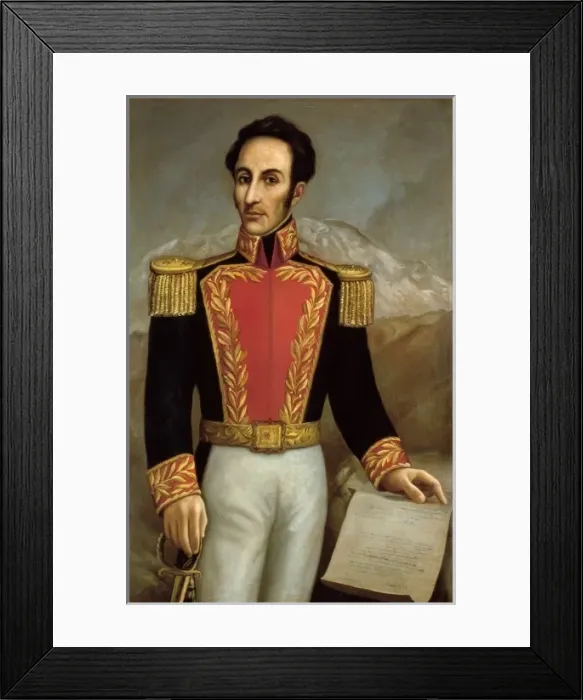 Framed Print : BOLIVAR, Simon (1783-1830) Framed Print : BOLIVAR, Simon (1783-1830)