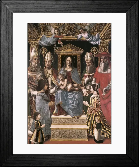 Framed Print : PALA SFORZESCA, Master of the (15th c Framed Print : PALA SFORZESCA, Master of the (15th c