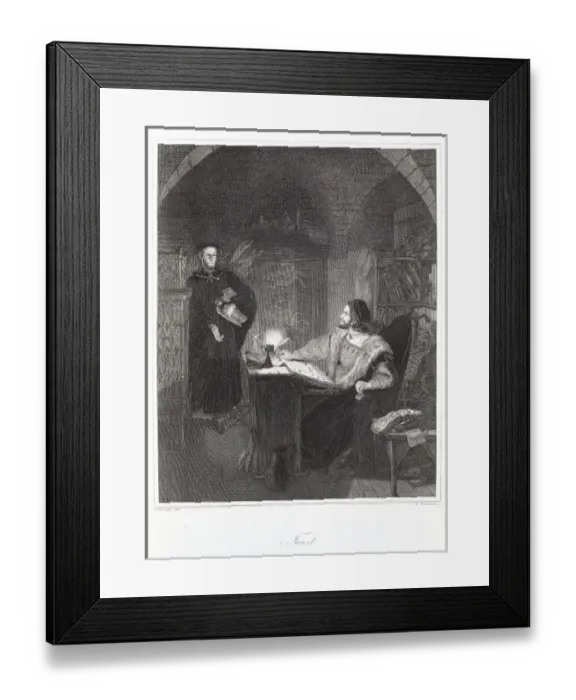 Framed Print : GOETHE, Johann Wolfgang von (1749-1832) Framed Print : GOETHE, Johann Wolfgang von (1749-1832)