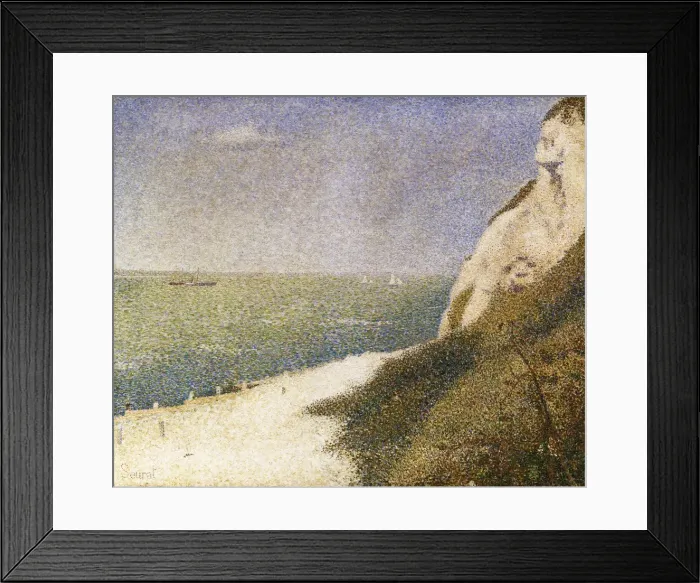 Framed Print : SEURAT, GEORGES (1859-1891). AN Framed Print : SEURAT, GEORGES (1859-1891). AN