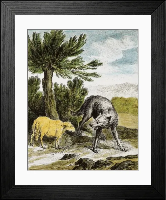 Framed Print : LA FONTAINE, Jean de (1621-1695) Framed Print : LA FONTAINE, Jean de (1621-1695)