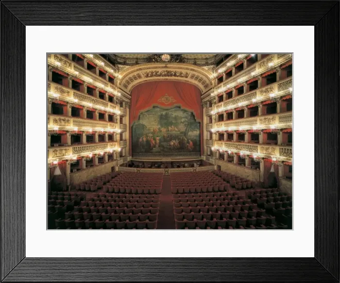 Framed Print : ITALY. Naples. San Carlo Theatre. Teatro San Carlo. Baroque art. Architecture Framed Print : ITALY. Naples. San Carlo Theatre. Teatro San Carlo. Baroque art. Architecture