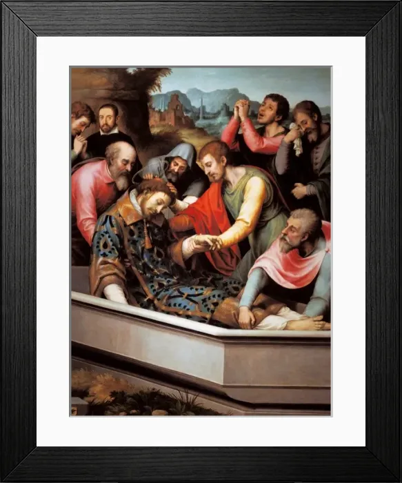 Framed Print : JUANES, Juan de (1523-1579) Framed Print : JUANES, Juan de (1523-1579)