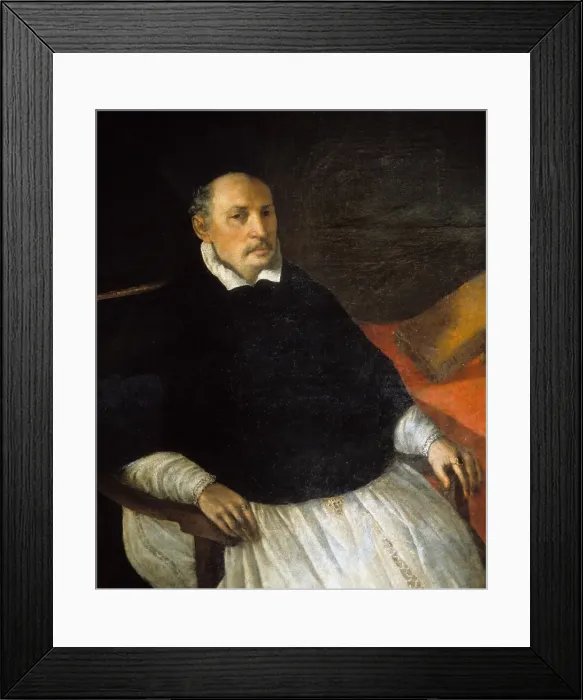 Framed Print : Portrait of Fray Diego Deza Framed Print : Portrait of Fray Diego Deza