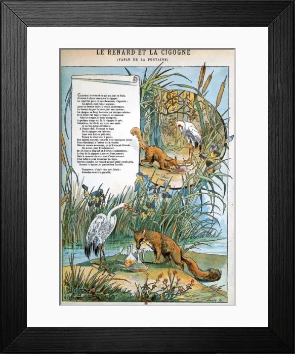 Framed Print : LA FONTAINE, Jean de (1621-1695) Framed Print : LA FONTAINE, Jean de (1621-1695)