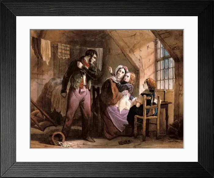 Framed Print : DAVID, Jules (1808-1892) Framed Print : DAVID, Jules (1808-1892)