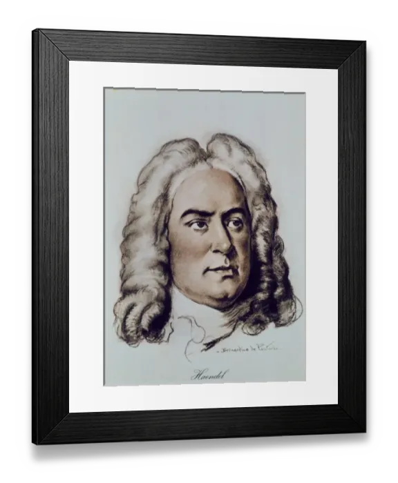 Framed Print : HANDEL, George Frideric (1685-1759) Framed Print : HANDEL, George Frideric (1685-1759)